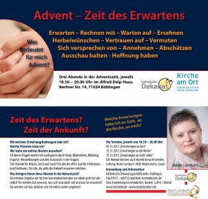 Beate Lambart, Seminar, Advent Zeit des Erwartens 2017